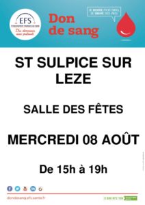 thumbnail of AFFICHE JE DONNE A3 ST SULPICE SUR LEZE AOUT 2018