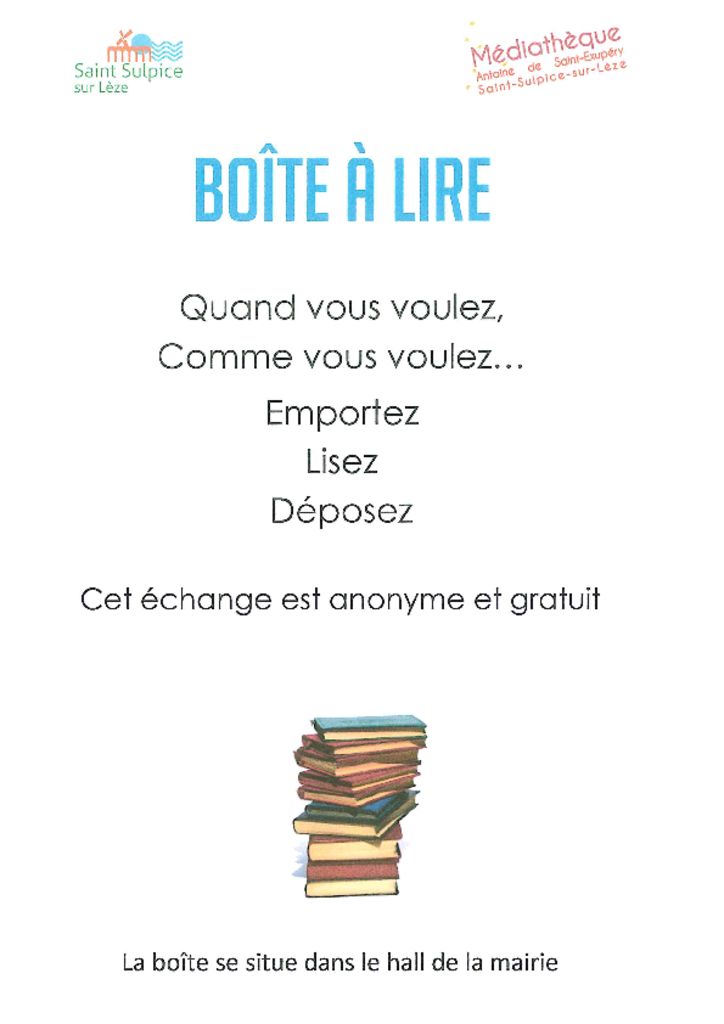 thumbnail of Boite à lire
