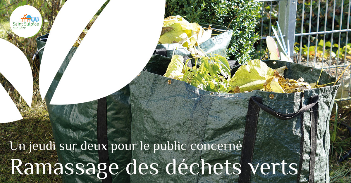 RAMASSAGE DES DÉCHETS VERTS