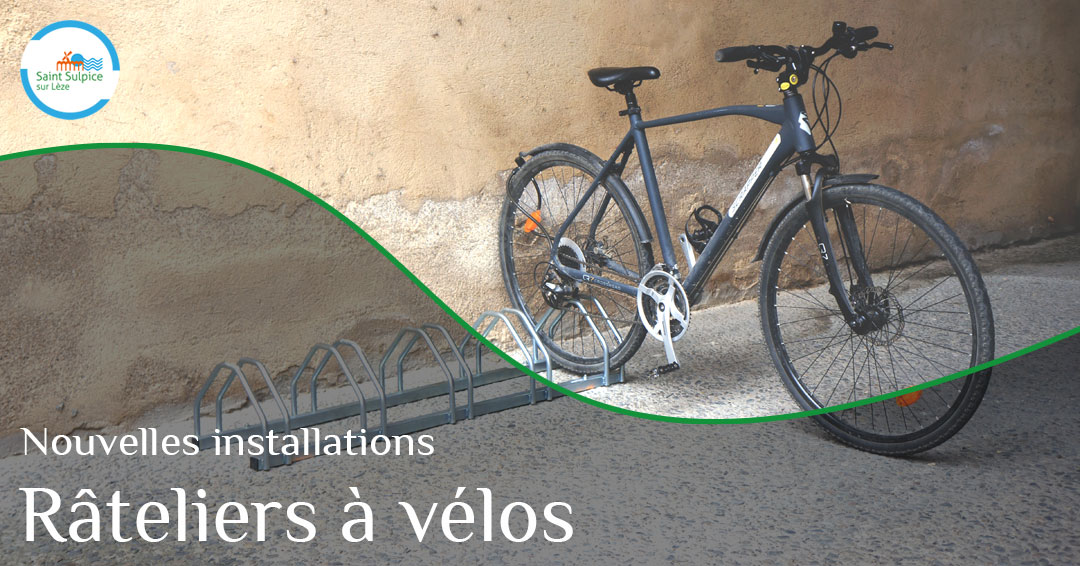 Installation de râteliers à vélos - St Sulpice-sur-Lèze