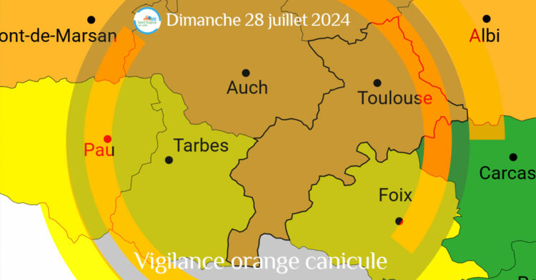 Vigilance orange pour canicule - dimanche 28 juillet 2024