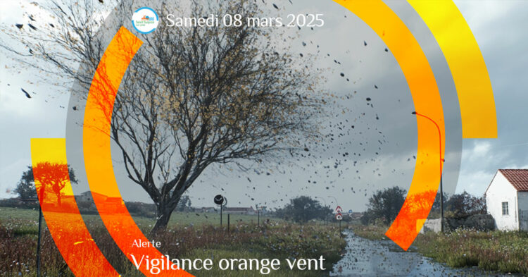 Vigilance orange vent - samedi 8 mars 2024